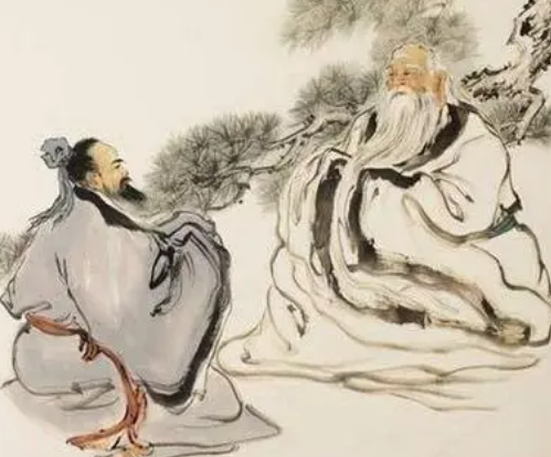 孔子与老子的对话：智慧的碰撞与深思的沉默