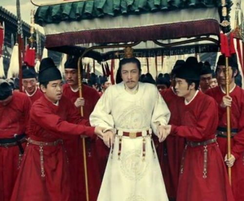 The Escape of Emperor Tang Xuanzong from Changan in the Tang Dynasty