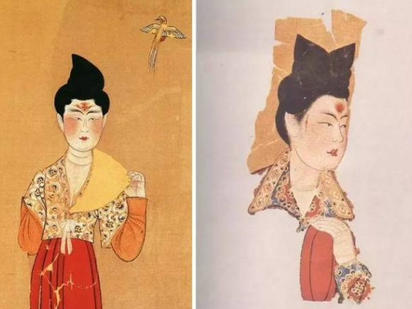 Tang Dynasty Hua Dian facial makeup: Mirror of aesthetic changes