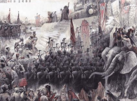 The Battle of Shang Tangs Destruction of Xia: A Scene of Ancient Dynasty Replacement