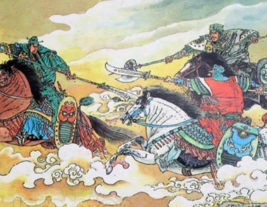 历史与虚构的交织：黄河渡口关羽与夏侯惇的对决
