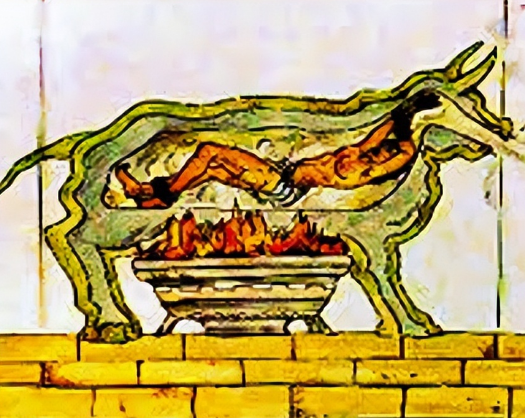 The inventor of the bronze bull punishment and the tragedy of Athenian craftsmen