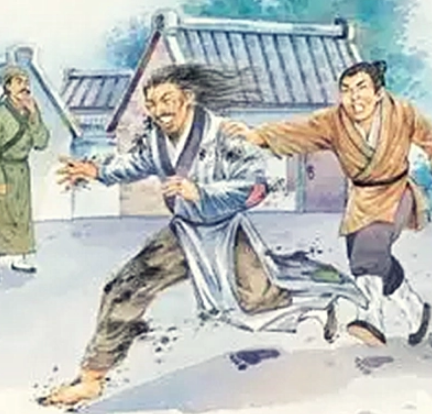 Fan Jins insanity after passing the imperial civil examination: A common mans madness and the pressure of fulfilling his dreams.