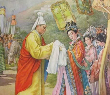 布达拉宫的传说：松赞干布的智慧与文成公主的归来