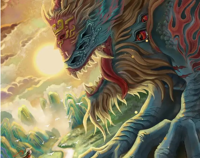 探秘山海经中的神兽世界：饕鬄与毕方的奇幻之旅