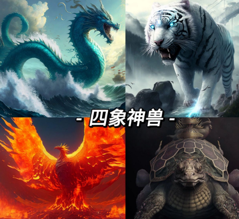 探秘中国上古四大灵兽的神秘力量与文化象征