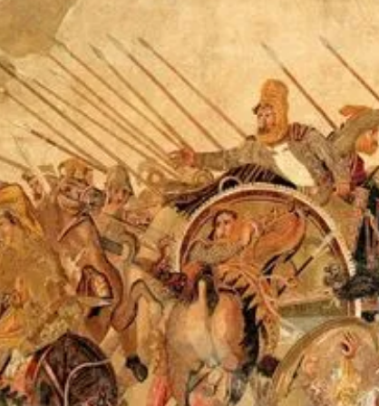 Alexander the Greats conquest of Europe and Asia, one of the four great emperors of the world