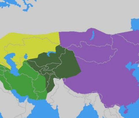 大英帝国与蒙古帝国领土之比较