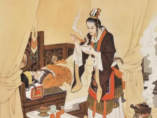 亲尝汤药：汉文帝孝心故事