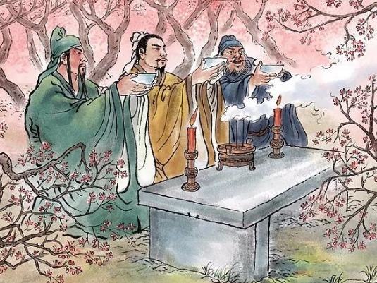 刘关张桃园三结义后谁资助了刘备第一桶金？刘备和谁关系更好？