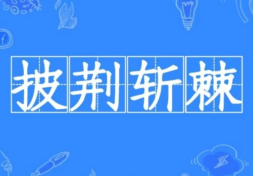 披荆斩棘的含义与用法