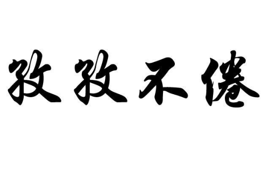 孜孜不倦——追求卓越的不止步精神