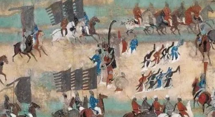唐张议潮出行图：一幅描绘盛唐气象的历史画卷