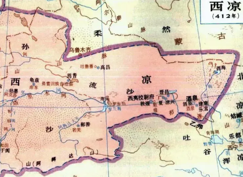 西凉：五胡十六国时期的割据政权