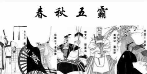 春秋五霸的兴衰与历史顺序