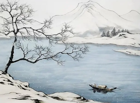 张打油与柳宗元：雪中吟咏的艺术碰撞