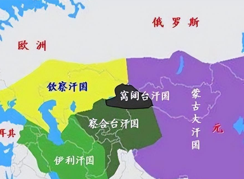 成吉思汗的遗产：四大汗国的建立与分裂