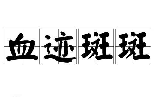 探源成语“血迹斑斑”：历史背景与文化意蕴