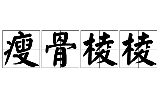 探究“瘦骨棱棱”：成语的起源与应用