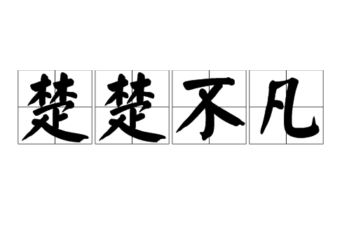 探究“楚楚不凡”的词源与含义