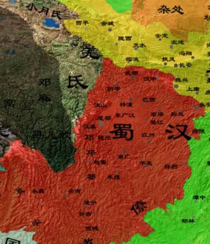 蜀国地理范围考：三国时期的疆域与现代的对应