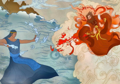 神话中的水火不容：共工与祝融的故事