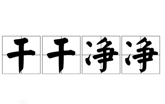 成语“干干净净”是什么意思？用来形容什么？