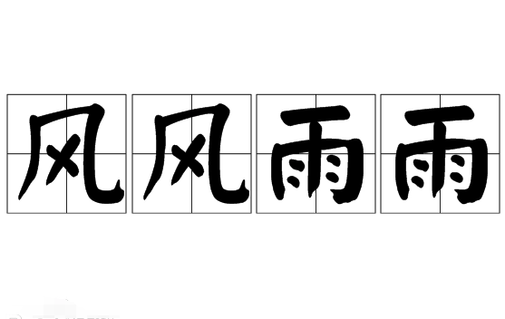 成语“风风雨雨”的含义与使用