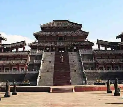 咸阳宫的主要建筑及重要景点