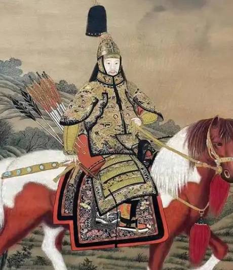 清朝服饰之：清代乾隆戎装像