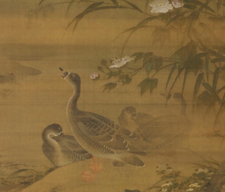 宋徽宗作品柳鹬图赏析