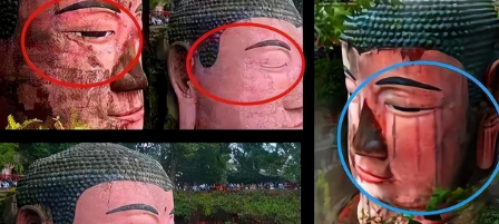 乐山大佛“闭眼流泪”现象：科学解释与民间传说的交织