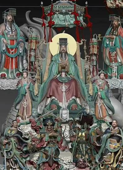 紫微大帝与真武大帝：上下级关系的神仙搭档