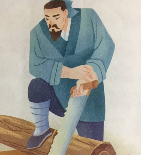 鲁班发明锯子的传奇故事