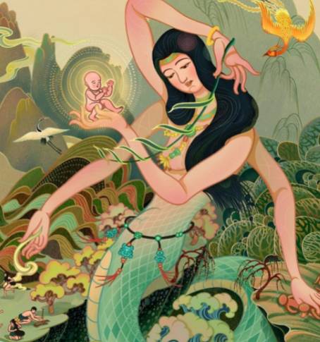 女娲与盘古：神话中的创世双璧及其共性探析