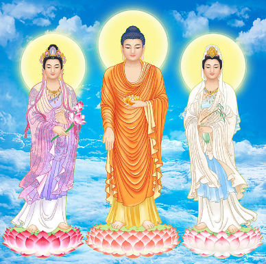西天三大佛祖：燃灯、如来与弥勒