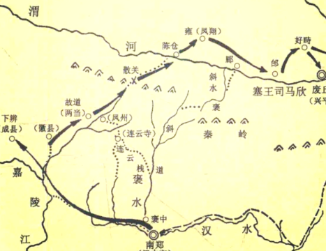 “明修栈道暗度陈仓”的地理位置探析