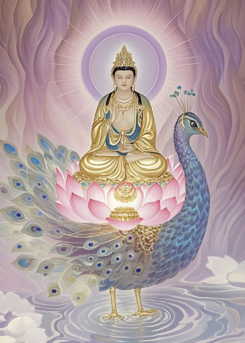 孔雀大明王吞佛祖：神话叙事中的权力博弈与宗教隐喻