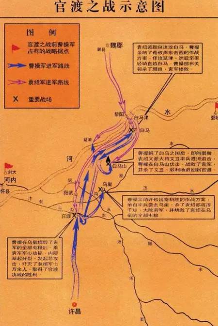 官渡之战三大战役：解码曹操以弱胜强的战略密码