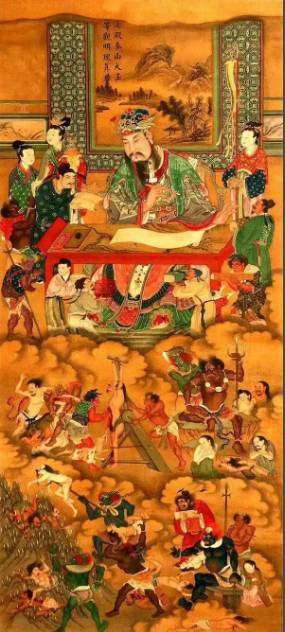 十殿阎王：幽冥地府的十重审判与东方冥界神话体系