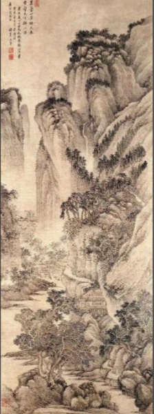 王翚的代表作品：清初画坛