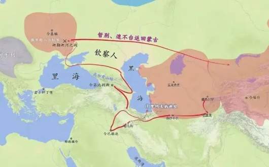 蒙古三次西征的征服轨迹与帝国版图