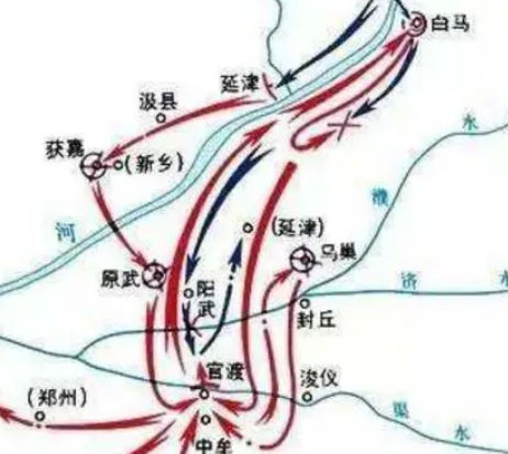 历史上官渡之战的原文是什么？应该怎么翻译？