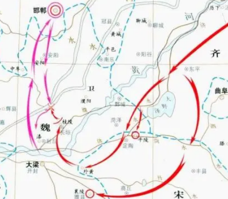 马陵之战和桂陵之战发生的时间都是什么时候？哪个在前哪个在后？