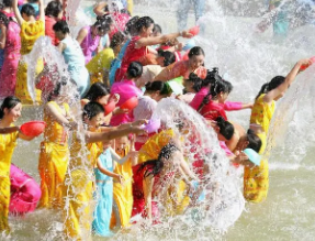 泼水节一共持续几天？哪些地方有泼水节？