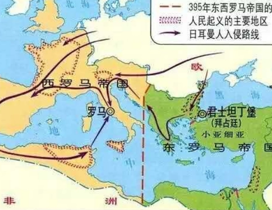 法兰克解体后的各国家是哪个？分别是在什么地方？