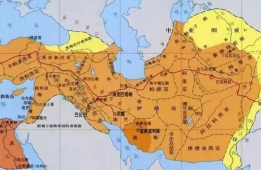 How big was the Umayyad Caliphate and what was its population?