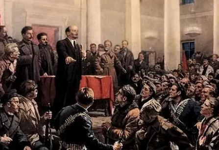 What was the background of the October Revolution and what is its significance?