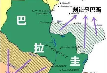 巴拉圭失去的领土有多少？位于什么地方？