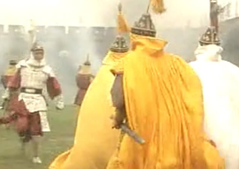 How many banners did the four great beile (chiefs) each possess? Who had the least?